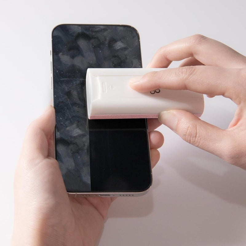 CLICK CLEAN Touchscreen Mist Cleaner, Screen Cleaner, All in One Screen Cleaner Spray with Microfiber and Phone Stand for All Phones, Laptop and Tablet Screens (Pink) - Image 1